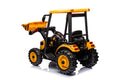 24V Kids Ride On Tractor, Kids' Ride On Car Toys Battery Powered Excavator Electric Vehicles With Trailer, Digger For Toddlers Yellow Yellow Plastic