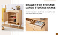 Modern Minimalist Storage Cabinet, Rattan Shoe -