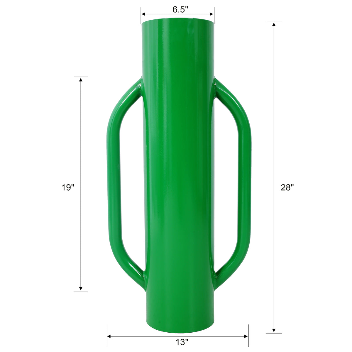 Large Post Driver Iron Fence Post Driver, 37Lb Metal Fence Post Driver With Handle, Heav