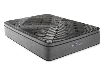 15" Pure Ice Eurotop Ultra Plush Twin Xl Mattress Black Foam Spring Twin Xl