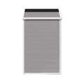 6' X 4.4' Resin Weather Resistant Outdoor Storage Shed With Floor For Garden,Backyard,Pool Tool, Light Grey Gray Polypropylene