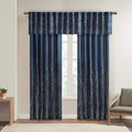 Curtain Panel Only 1 Pc Panel White Blue Polyester