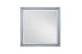 Moon White Marble Mirror With Led Marble Solid Wood Mdf