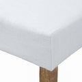 Broxton Tuft Dining Rolltop Kd - White Fabric