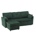 United We Win Furniture, Modular L Shaped Sofa, Modular Long Sofa With Reversible Chaise Lounge, Sofa Bed, Sleeper Sofa, Modular Sofa Combination With Storage Seats. Emerald Velvet 4 Seat