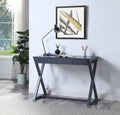 Charcoal 1 Drawer Console Table Charcoal Primary Living Space Poplar Rectangular Wood