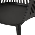 Dahlia Chair Black Polypropylene