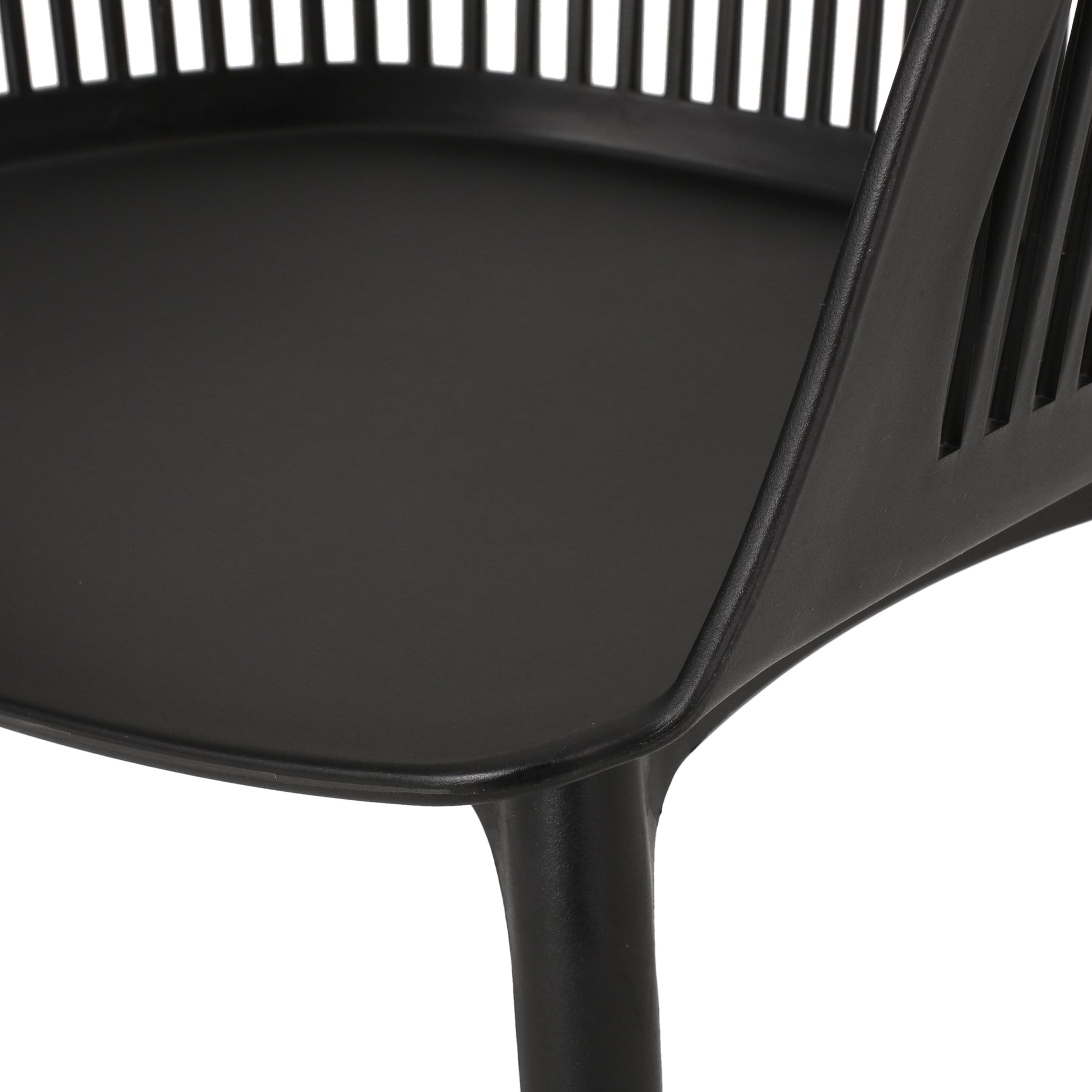 Dahlia Chair Black Polypropylene