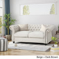 Seat Sofa Beige Fabric