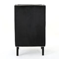 Club Chair Black Velvet