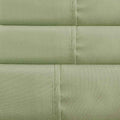 Lanester 3 Piece Polyester Twin Size Sheet Set The Urban Port, Olive Green Green Polyester