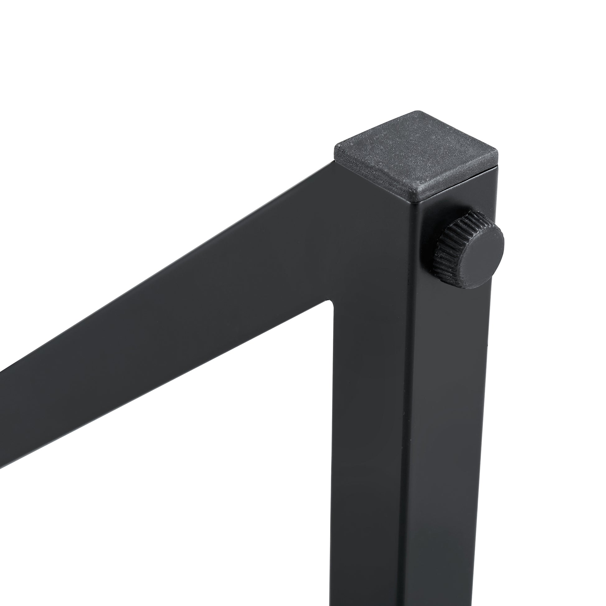 A Modern Minimalist Style Marble Patterned Coffee Table With Black Metal Legs. Computer Desk. Game Table. Tea Table. Ct Xx White Black Sintered Stone