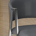 Bar Chair Mp2 Set Of 2 Grey Pu