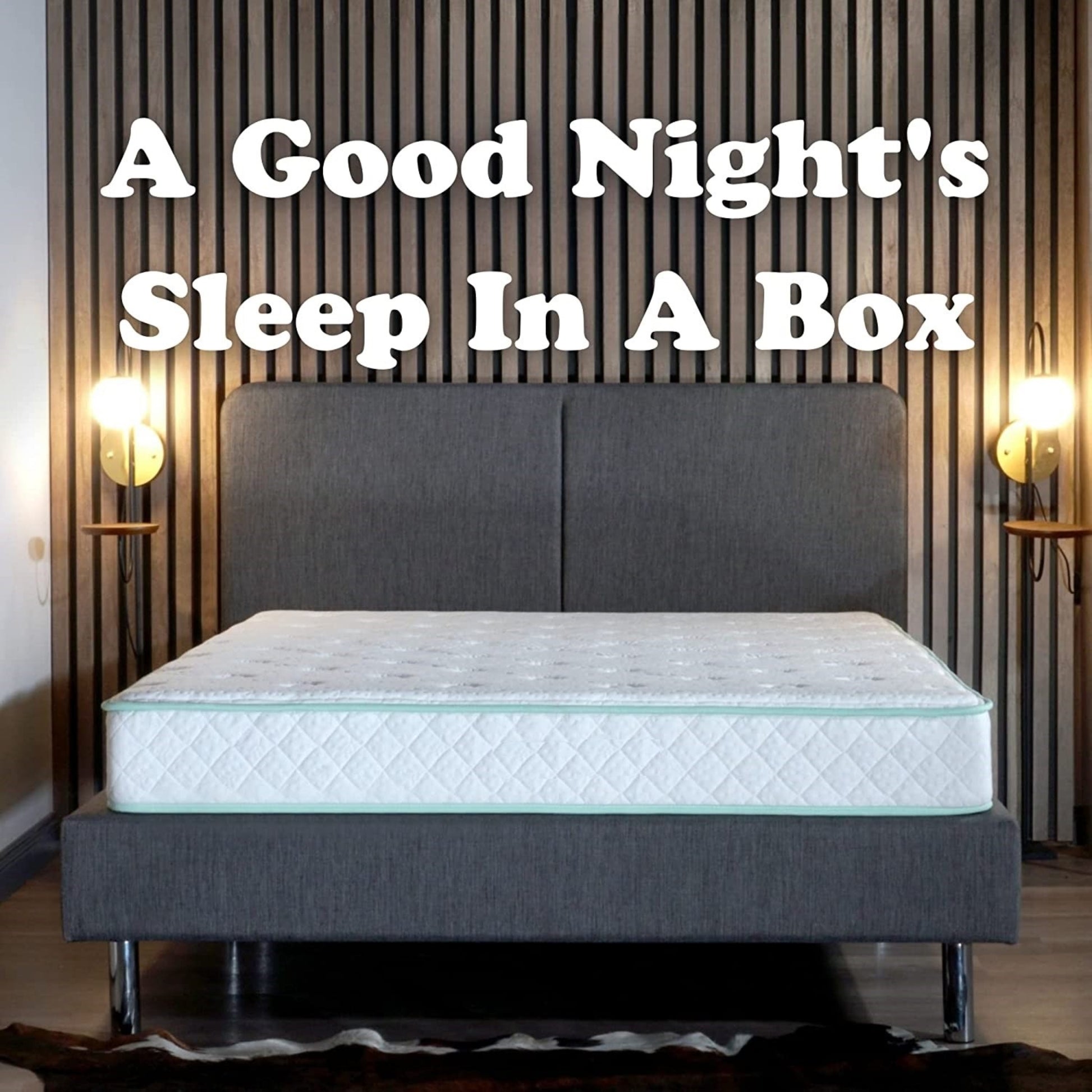 Twin Xl Size 9 Inch Excellence Medium Tight Top Hybrid Aloe Vera Foam Encased Pocket Coil Mattress White Green Foam Spring Twin Xl