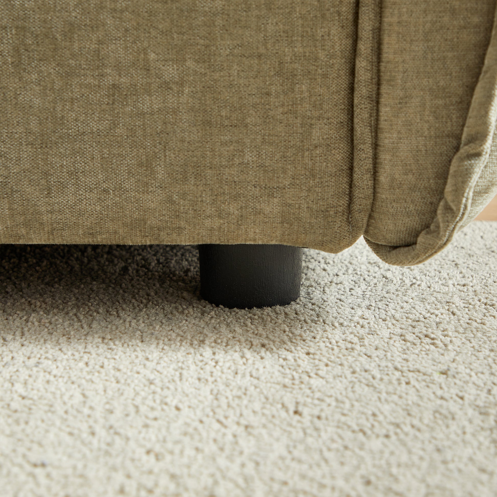 Mh88" Modern Living Room Sectional, Wide Living Room Sectional, Stylish Chenille Triple Sectional With Extra 2 Pillows, Thickly Padded Seat And Back And Armrests For Apartment, Living Room Light Green Chenille Wood Primary Living Space Pine Foam Fabric 3