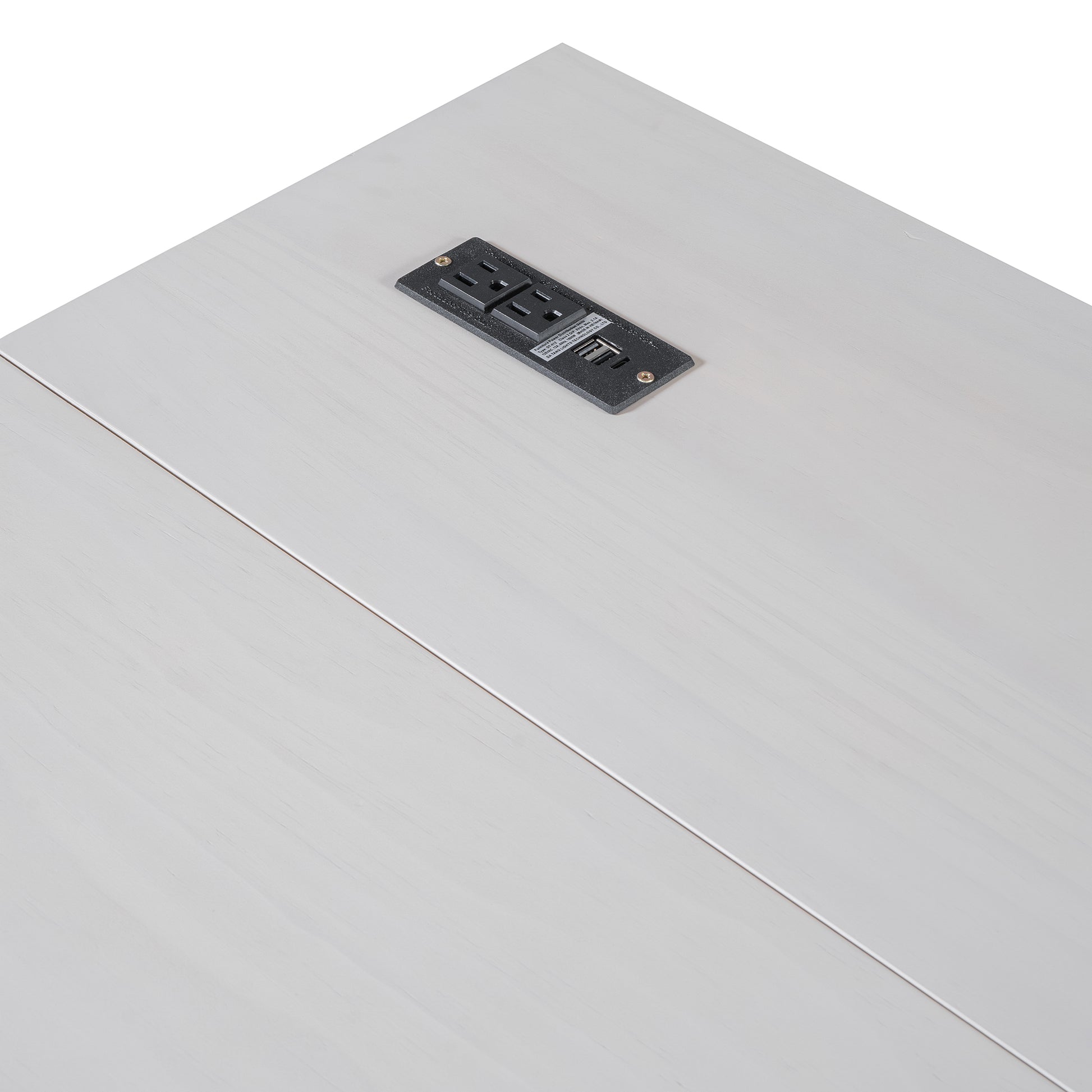 Queen Murphy Bed With Large Drawers,White Queen White Plywood