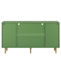 Dresser Drawer Cabinet,Bar Cabinet,Lockers,Sideboard,Buffet Sideboard,Buffet Service Desk,Storagecabinet,Changhong Glass Sliding Door, For Bedroom, Living Room, Kitchen Corridor, Color: Antique Green 5 Or More Spaces Barn Door Green Primary Living Space