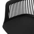 Dahlia Chair Black Polypropylene