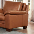 Magnum Leather Chair Brown Memory Foam Genuine Leather