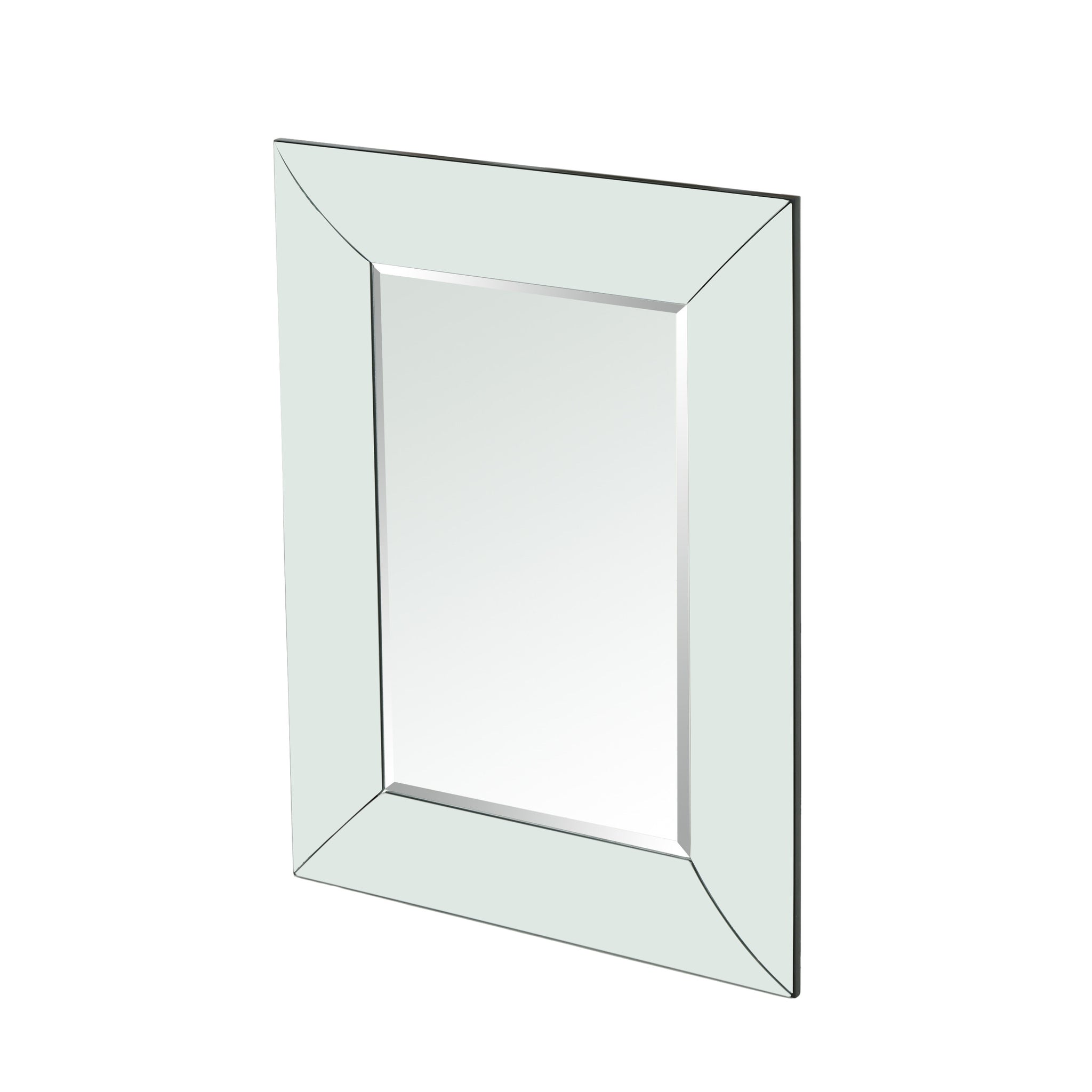 Curved Rectangle Mirror Clear Mdf