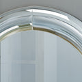 Curved Round Mirror Clear Mdf