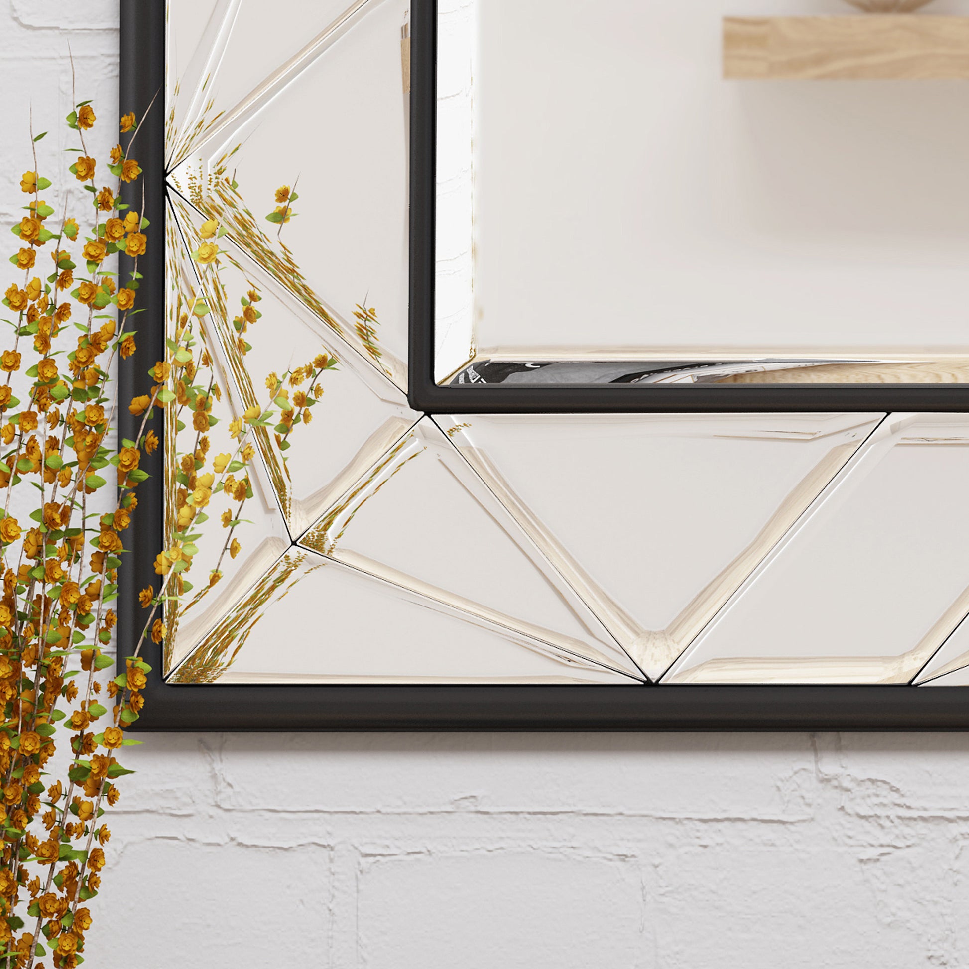 Deco Rectangle Mirror Clear Mdf