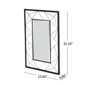 Deco Rectangle Mirror Clear Mdf