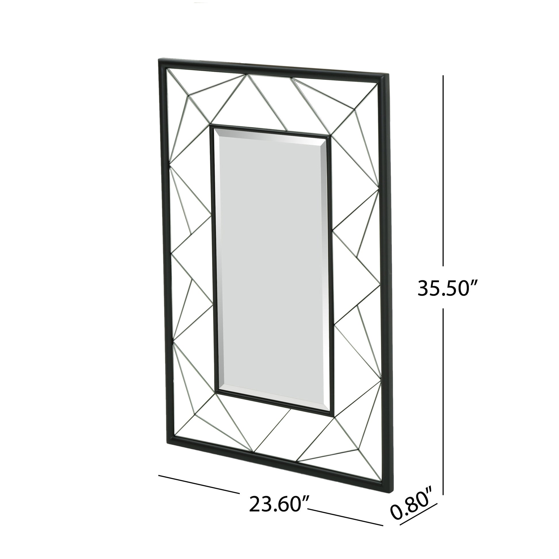 Deco Rectangle Mirror Clear Mdf