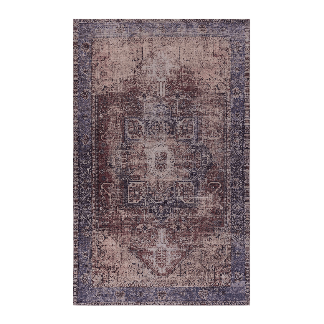 Area Rugs 8X10 For Dining Room, Washable Rug, Low Pile, Non Slip, Non Shedding, Foldable, Kid&Pet Friendly Area Rugs For Living Room, Bedroom, Kitchen, For Home Decor, Burdy, 8' X 10' Burgundy Chenille Polyester