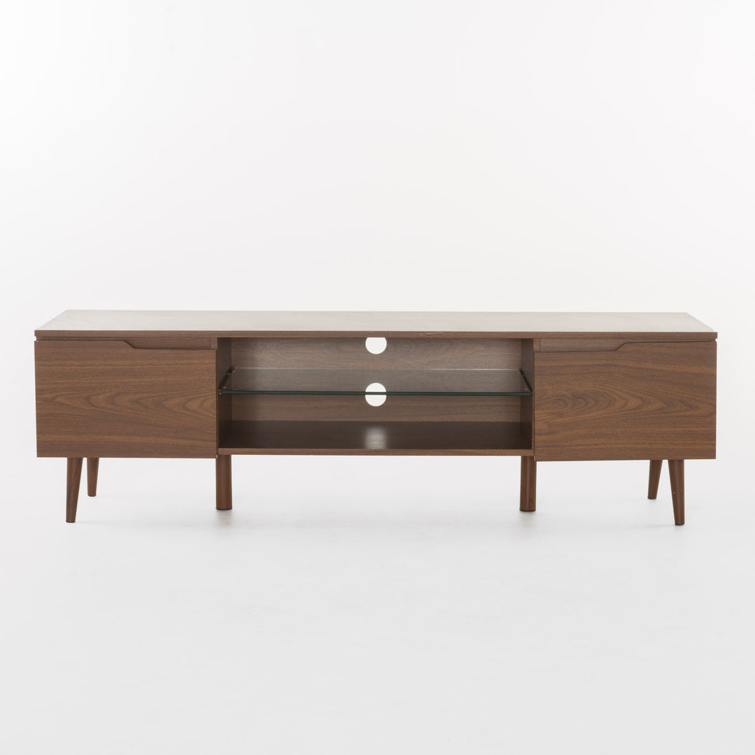 Tv Stand Walnut 40 49 Inches Mdf