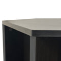 47.24'' Hexagonal Coffee Table Side Table Nightstand Burmese Sumac 2Pcs Black Brown Mdf