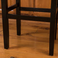 30 Inch Backless Brown Leather Counter Stool Set Of 2 Brown Set Of 2 Leather