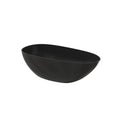 1700Mm Artificial Stone Solid Surface Freestanding Bathroom Adult Bathtub Matte Black Matte Black Oval Bathroom Freestanding Tubs Matte 61 69 In Luxury,Modern Soaking Center Solid Surface Solid Surface