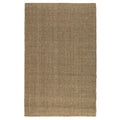 Quell 2 X 3 Handwoven Area Rug, Natural Brown Seagrass, Braided Design Brown Jute