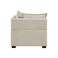 Modular Corner Chair Linen Polyester 1 Seat