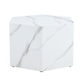Modern Mdf Coffee Table, With Complex Texture Patterns, Style And Texture Coffee Table To Redefine Your Interior Decoration And Enhance Your Living Space, Stylish And Durable Design White Mdf