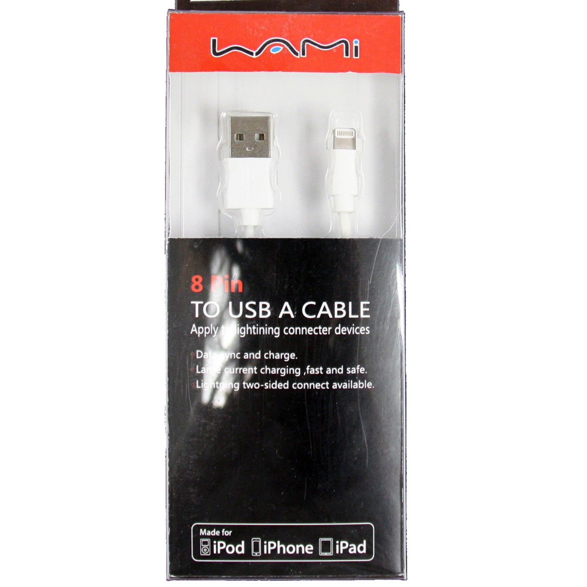 Iphone Data Cable White Rubber