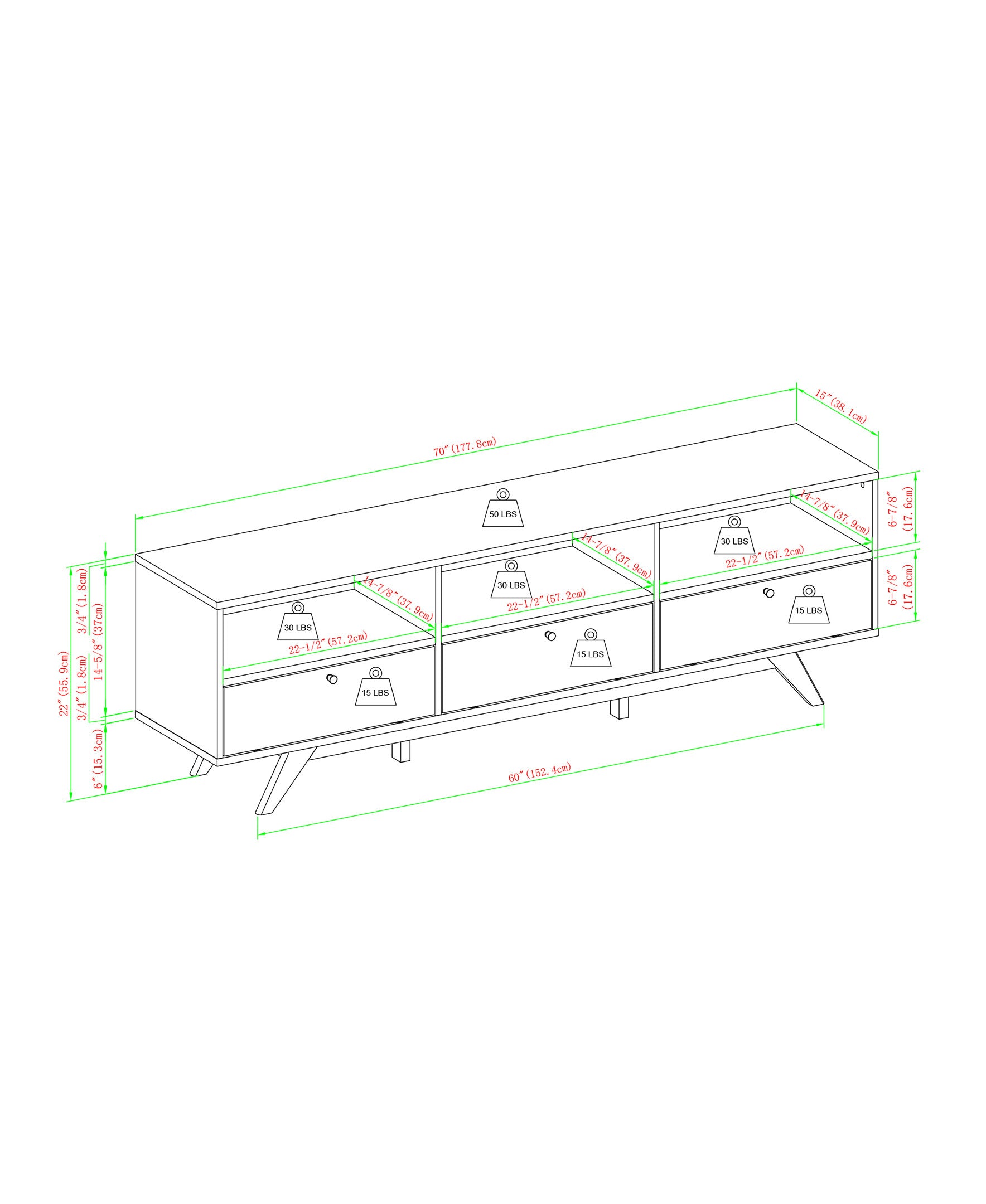 Modern Scandi 3 Door Low Profile Tv Stand For Tvs Up To 80 Inches Mocha Coffee 80 89 Inches Mdf Mdf