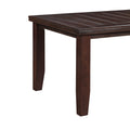 Cherry Dining Table With Tapered Leg Cherry Seats 6 Dining Room Transitional Rectangular Mdf