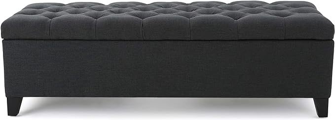 Glouster Storage Ottoman V2 Dark Gray Birch Fabric