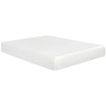Super Plush 10 In. Medium Gel Memory Foam Mattress For Twin Xl Size Bed In A Box Withwhite Aloe Vera Cover White Bedroom Modern Memory Foam Polyester Twin Xl