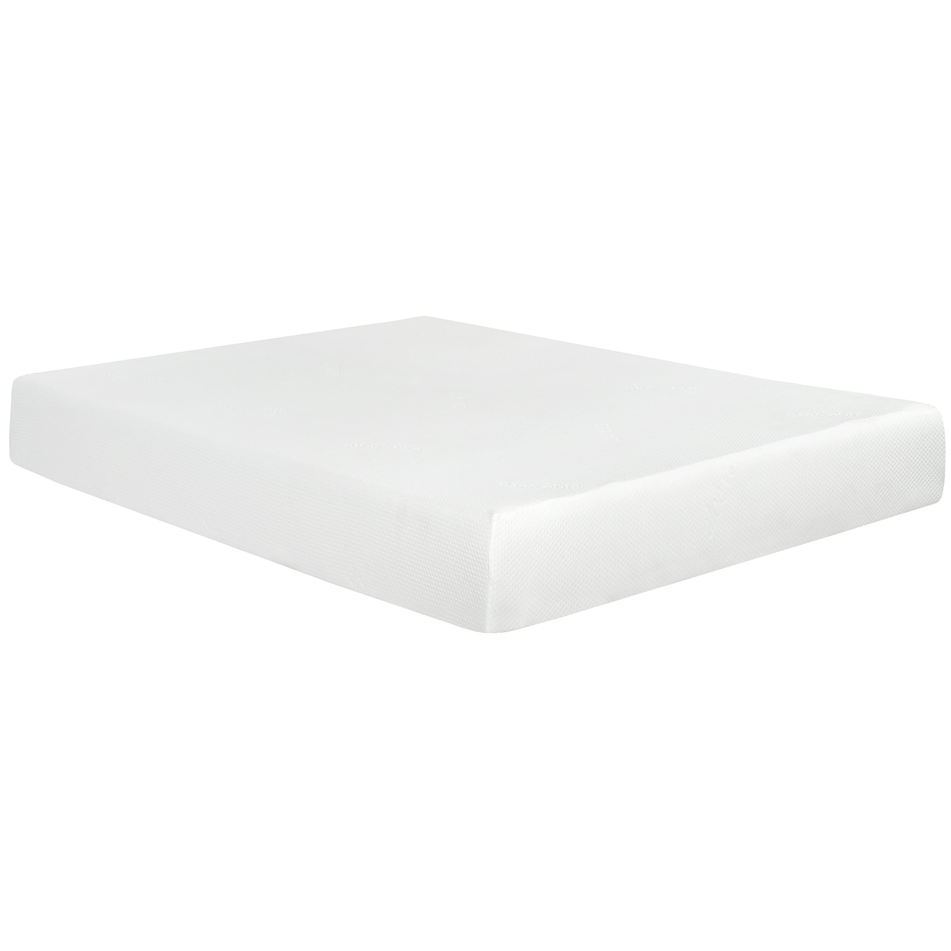 Super Plush 10 In. Medium Gel Memory Foam Mattress For Twin Xl Size Bed In A Box Withwhite Aloe Vera Cover White Bedroom Modern Memory Foam Polyester Twin Xl