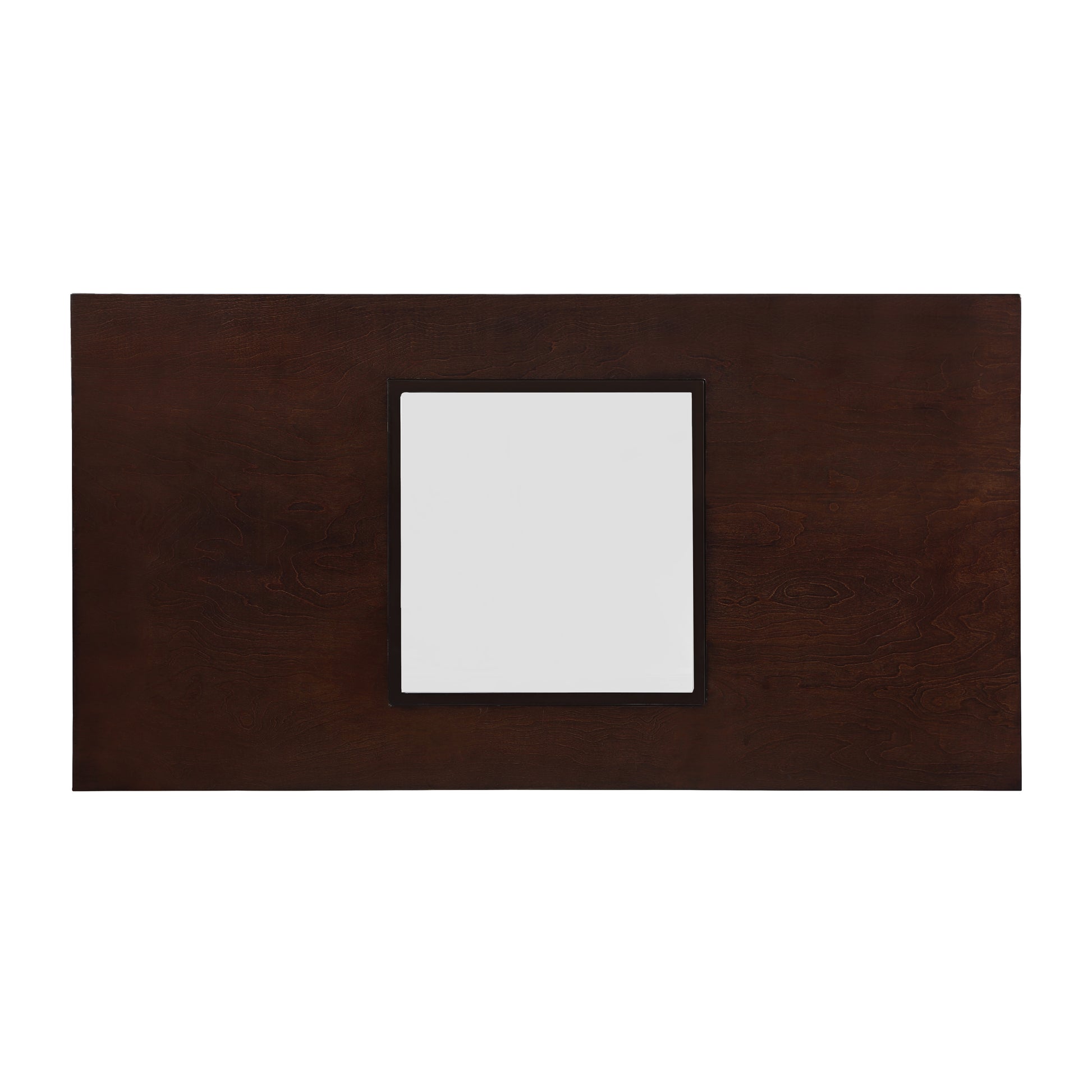 47" Contemporary Wood Rectangular Coffee Table With Clear Tempered Glass Top, Light Espresso Light Espresso Mdf Glass