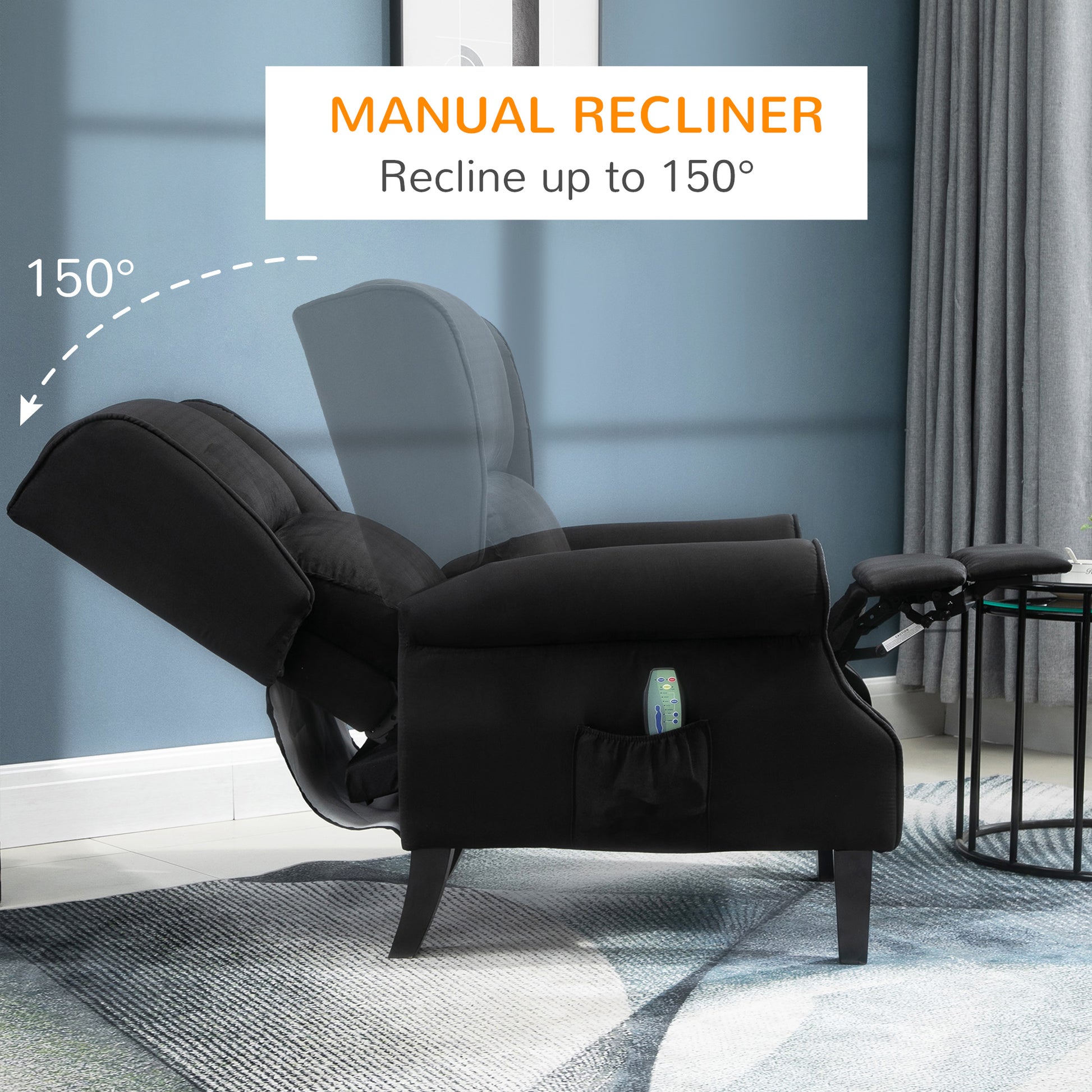 Homcom Wingback Heated Vibrating Massage Chair, Accent Sofa Vintage Up Homcom Wingback Heated Vibrating Massage Chair, Accent Sofa Vintage Up