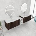 82 Inch Soft Close Doors Bathroom Vanity With Sink, A Small Storage Shelves, 36