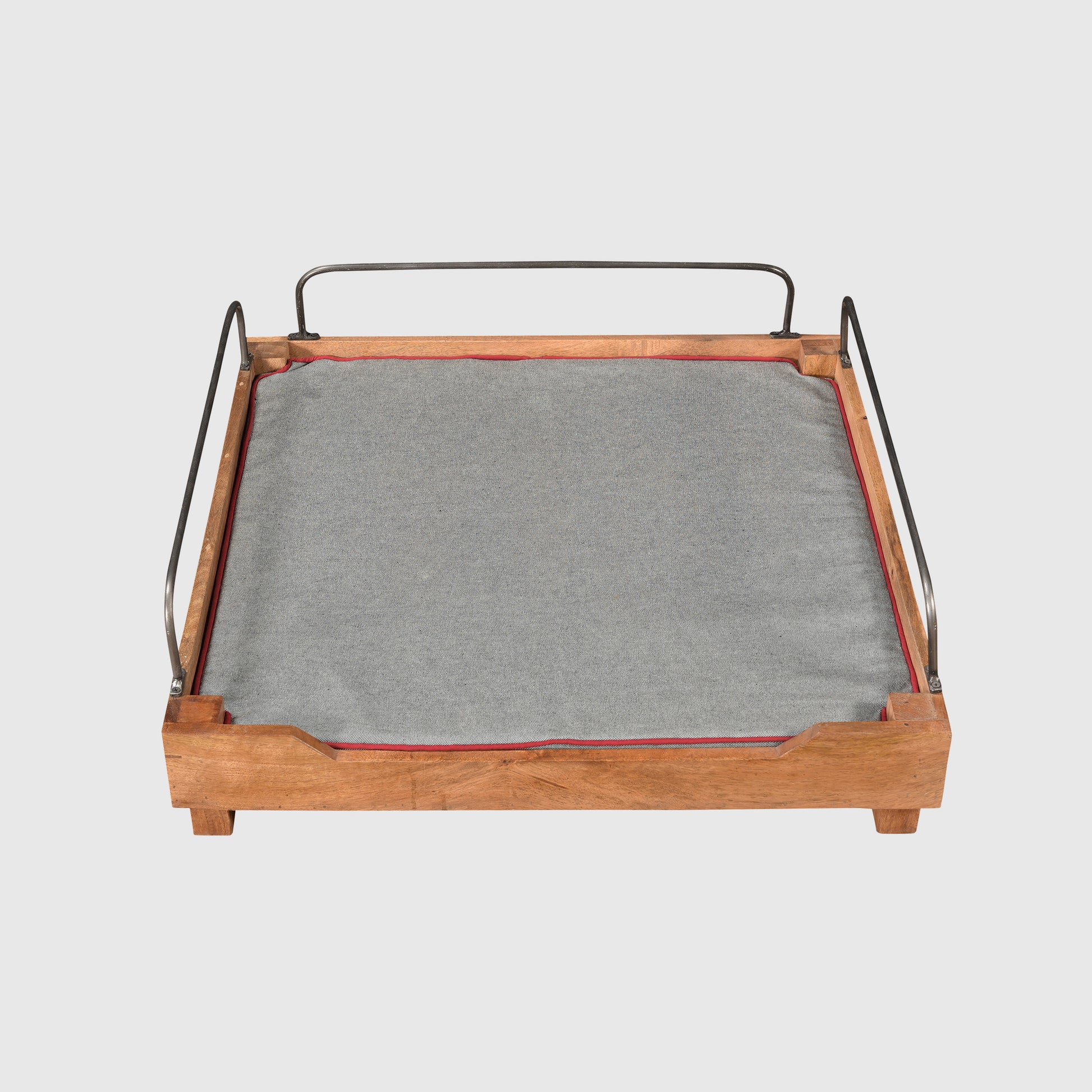 Pet Bed Blue Wood