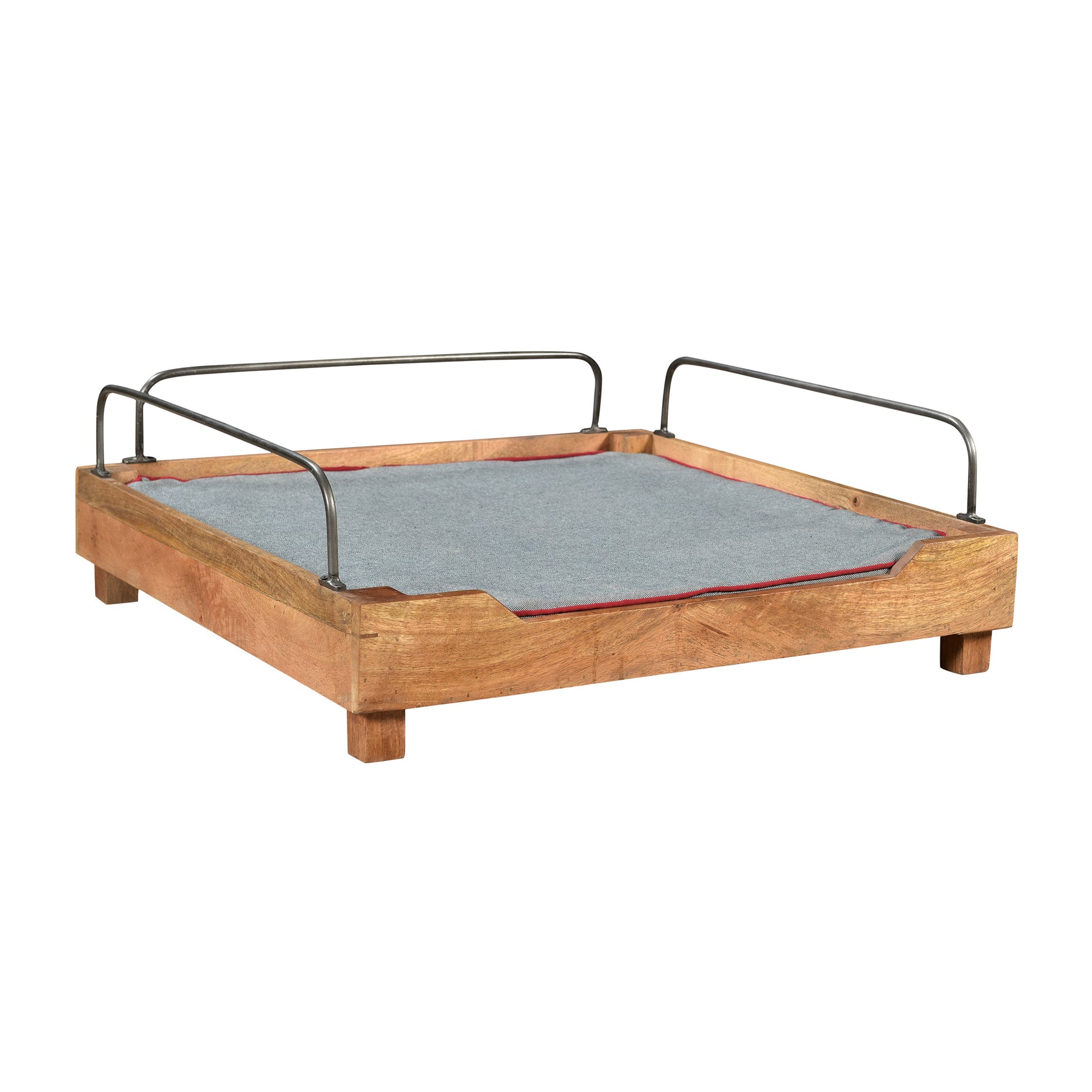 Pet Bed Blue Wood