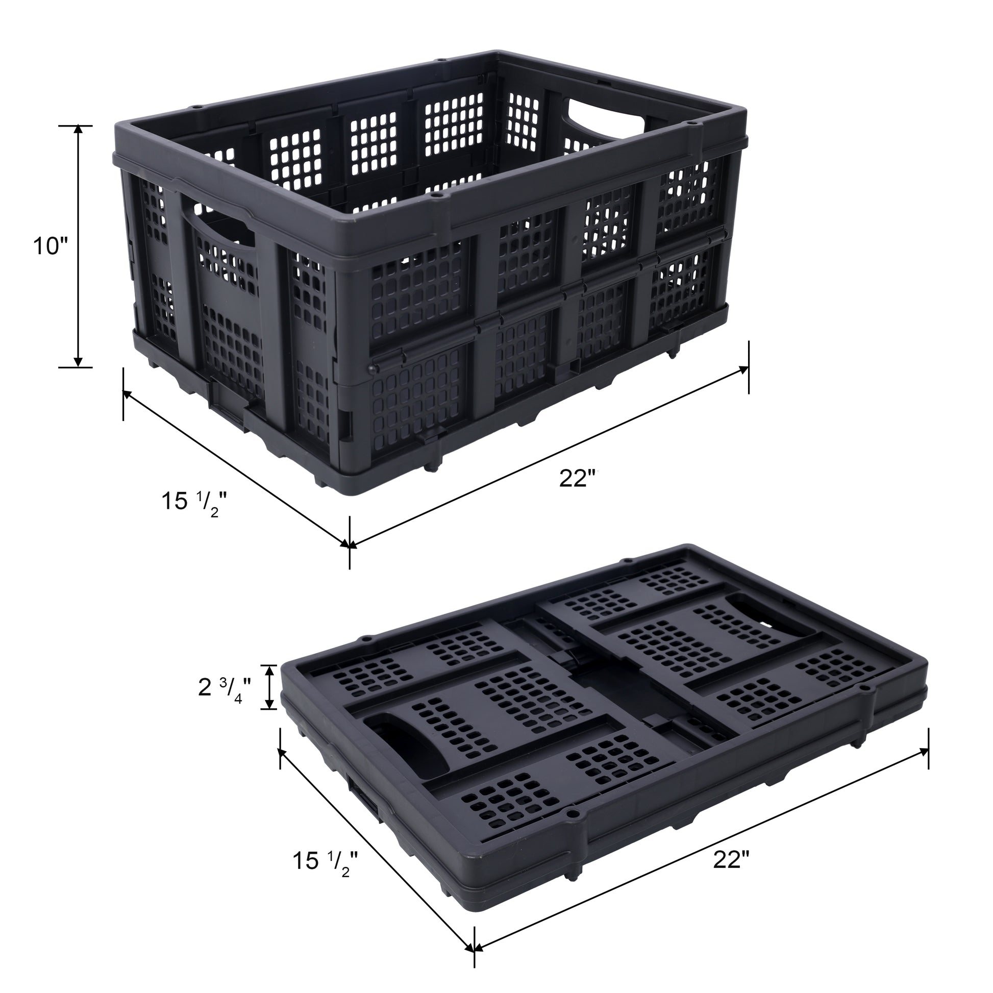 Collapsible Utility Cart Multi Use Functional Collapsible Shopping Carts 2 Tier Collapsible Shopping Cart With Baskets Carrito Para Supermercado Con Ruedas Black Aluminium