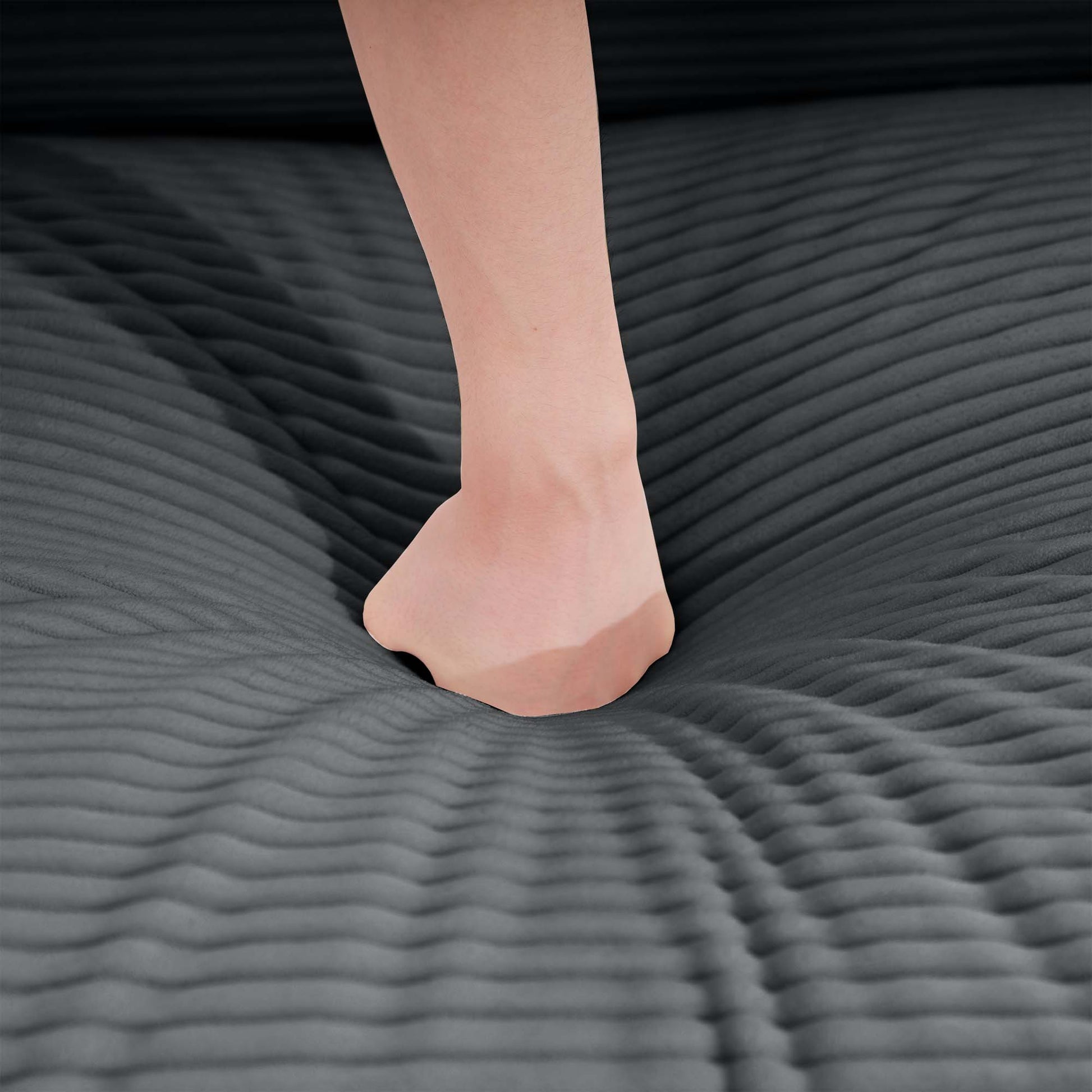 Luxurious And Sophisticated Deep Seated Sofa Set With Two Single Chairs In Grey Corduroy Fabric, Suitable For Bedroom And Office Grey Corduroy 2 Seat