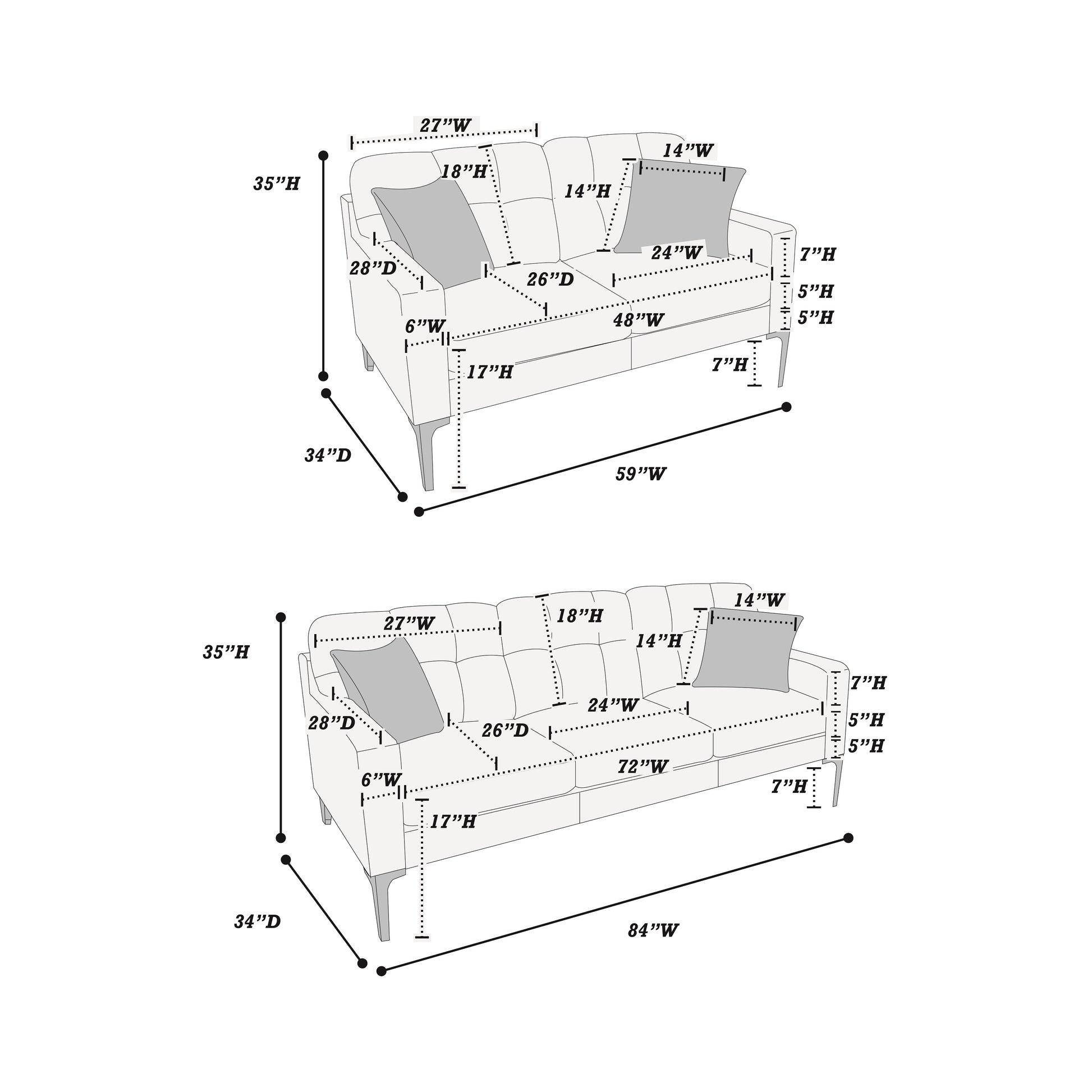 Eye Catching Attractive 2Pc Sofa Set Light Brown Velvet Fabric Sofa Loveseat W Pillows Couch Firm Tufted Cushions Living Room Light Brown Primary Living Space Firm Tufted Back Contemporary,Modern Pine Square Arms Pine,Plywood,Velvet 5 Seat